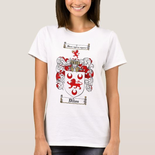 DILLON FAMILY CREST - DILLON COAT VAN WAPENS T-SHIRT (Voorkant)
