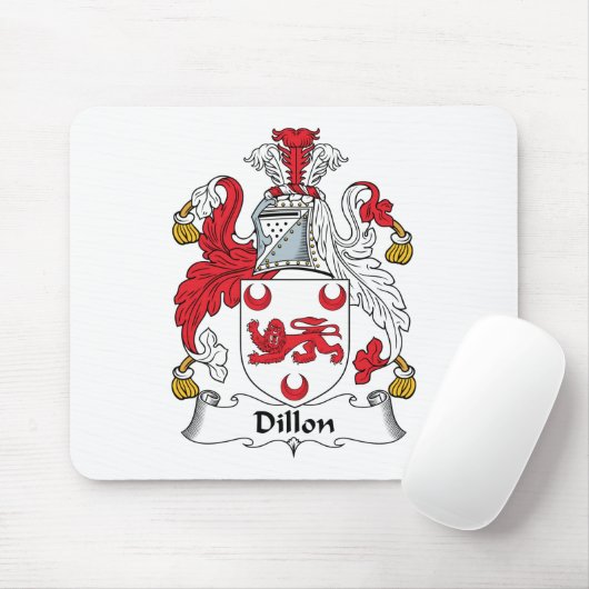 Dillon Family Crest Muismat (Met muis)