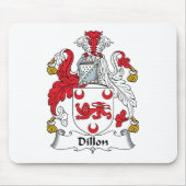 Dillon Family Crest Muismat (Voorkant)