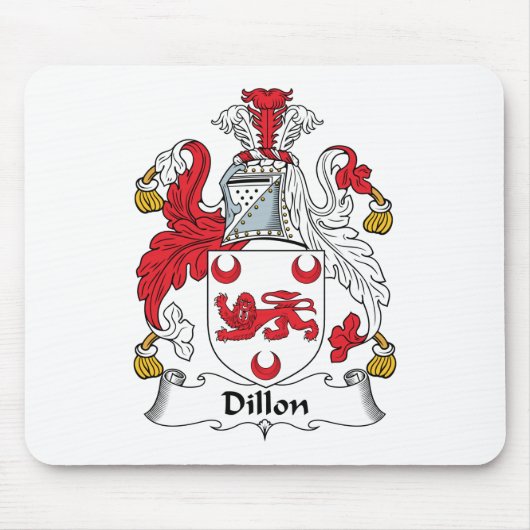 Dillon Family Crest Muismat (Voorkant)