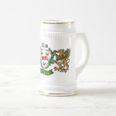 Dillon Irish Shield Gepersonaliseerde Bier Stein Bierpul (Voorkant rechts)