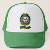 Dillon Irish Shield gepersonaliseerde truckhoed Trucker Pet (Voorkant)