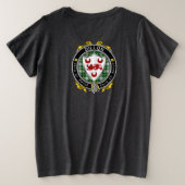 Dillon Irish Shield Women's Grote Maat T-shirt (Design achterkant)