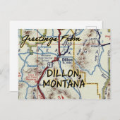 Dillon MT  kaart (Voorkant / Achterkant)