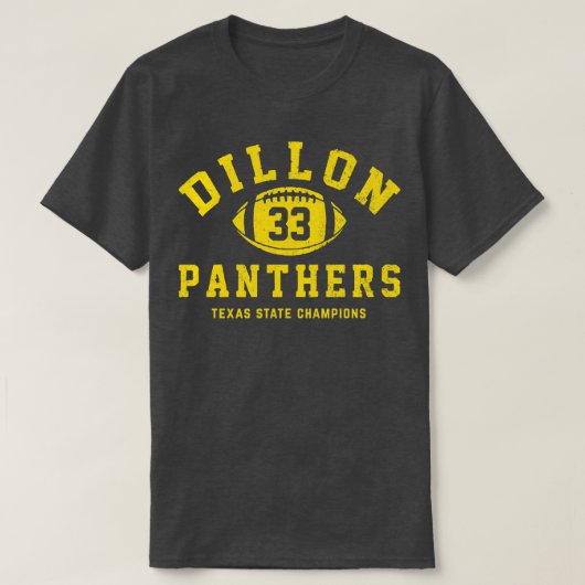 Dillon Panthers 33 Texas State Champions T-shirt (Design voorkant)