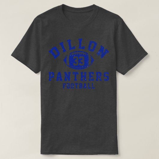 Dillon Panthers 33 Tim Riggins vintage T-shirt (Design voorkant)