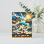 Dillon Reservoir, Colorado |  schilderij Briefkaart (Staand voorkant)