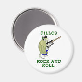 Dillos Rock and Roll Magneet (Voorkant / Achterkant)