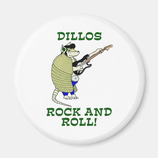 Dillos Rock and Roll Magneet (Voorkant)