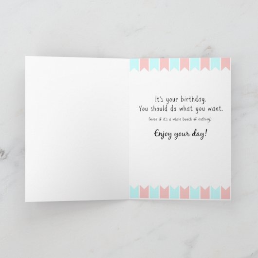 Dilly Dally - Birthday Kaart (Binnen)