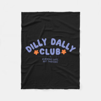 Dilly Dally Club Kunstwerk Fleece Deken