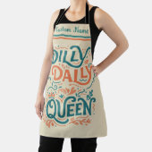 Dilly Dally Queen Schort | Grappig Keukencadeau (Insitu)