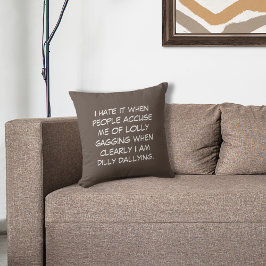 Dilly Dally Saddle Brown Sierkussen