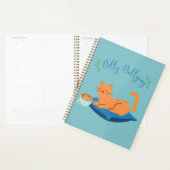 Dilly Dallying Oranje kat Planner (Display)