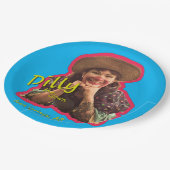 Dilly de clown papier borden papieren bordje (Gekanteld)