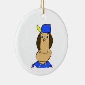 Dilly Keramische Cirkel Ornament (Rechts)