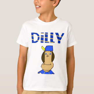 Dilly Kid's All In One T-Shirt Wit