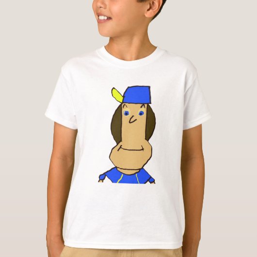 Dilly Kid's T-shirt Wit (Voorkant)