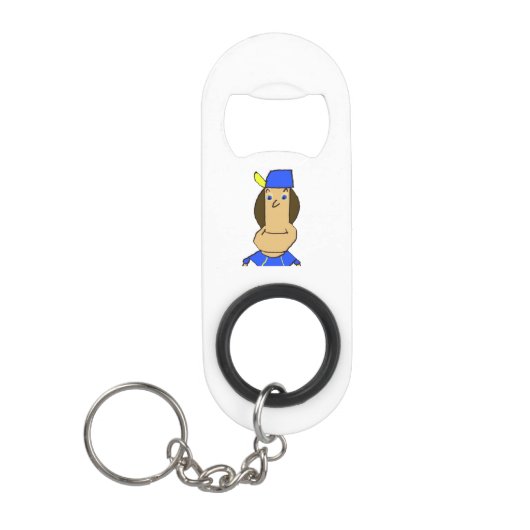 Dilly Mini Flessenopener Met Sleutelhanger (Voorkant)