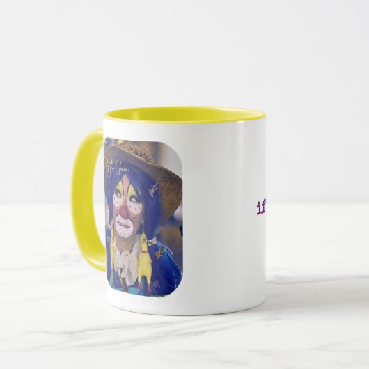 DILLY THE CLOWN MUG MOK (Voorkant links)