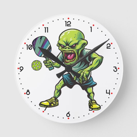 Dillzorian Menace Pickleball  Ronde Klok (Voorkant)