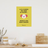 Dilo con humor con descuento poster (Keuken)