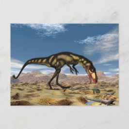 Dilong dinosaur - 3D rendering Briefkaart
