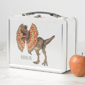 Dilophosaurus cartoon illustratie (In situ)