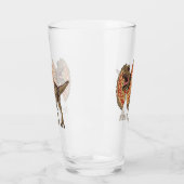 Dilophosaurus cartoon illustratie glas (Links)