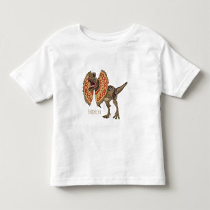 Dilophosaurus cartoon illustratie kinder shirts