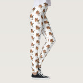 Dilophosaurus cartoon illustratie leggings (Rechts)