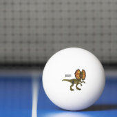 Dilophosaurus cartoon illustratie pingpongbal (Net)