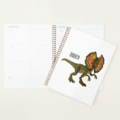 Dilophosaurus cartoon illustratie planner (Display)