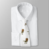 Dilophosaurus cartoon illustratie stropdas (Gebonden)