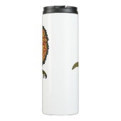 Dilophosaurus cartoon illustratie thermosbeker (Achterkant)