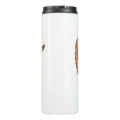 Dilophosaurus cartoon illustratie thermosbeker (Achterkant)