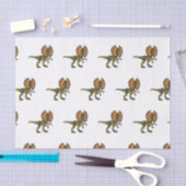 Dilophosaurus cartoon illustratie tissuepapier (Craft)