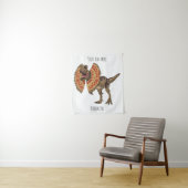 Dilophosaurus cartoon illustratie wandkleed (In situ)