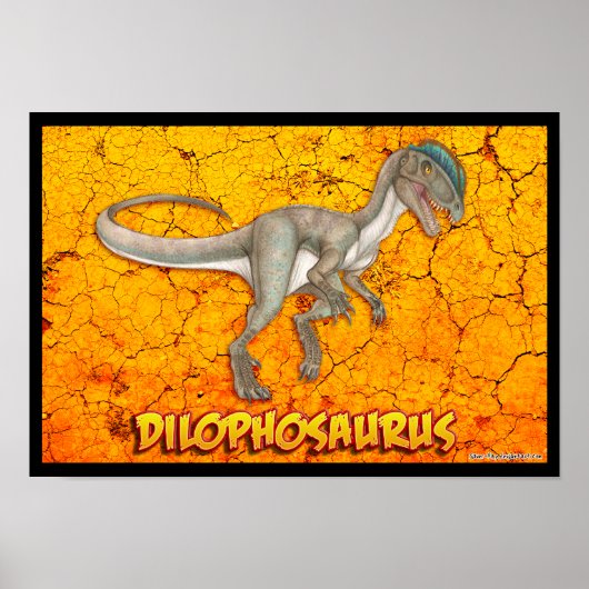 Dilophosaurus deluxe poster (Voorkant)