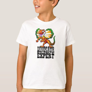 Dilophosaurus Dino Expert T-shirt