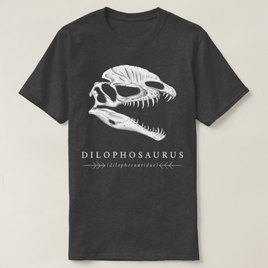 Dilophosaurus dinosaurus t-shirt (Design voorkant)