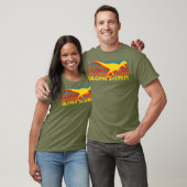 Dilophosaurus dinosaurus T Shirt  Herhaal (Unisex)