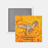 Dilophosaurus Magneet (Voorkant / Achterkant)