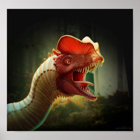 Dilophosaurus poster (Voorkant)