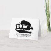 Dilophosaurus Skull Kaart (Voorkant)