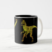 Dilophosaurus Tweekleurige Koffiemok (Voorkant rechts)