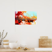 Diluc uit Genshin Impact Poster (Keuken)