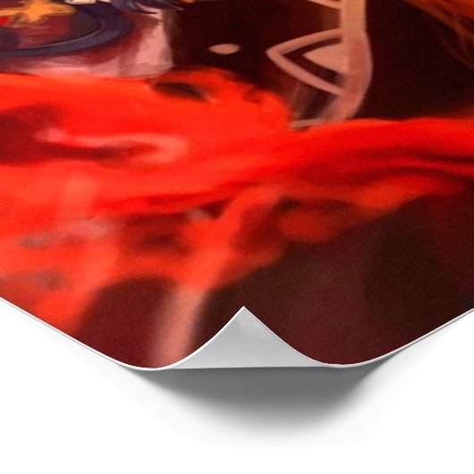 Diluc uit Genshin Impact Poster (Hoek)