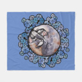 Dilute Calico Cat Cuddles Maine Coon Cats Fleece Deken (Voorkant (Horizontaal))