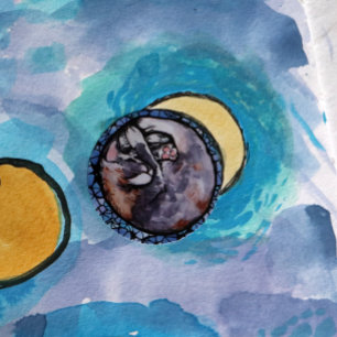 Dilute Calico Cat Cuddles Maine Coon Cats Ronde Sticker